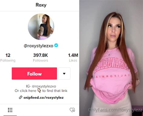 roxy stylez onlyfans leaks|Only Fans star Roxy Stylez seeks revenge over online。